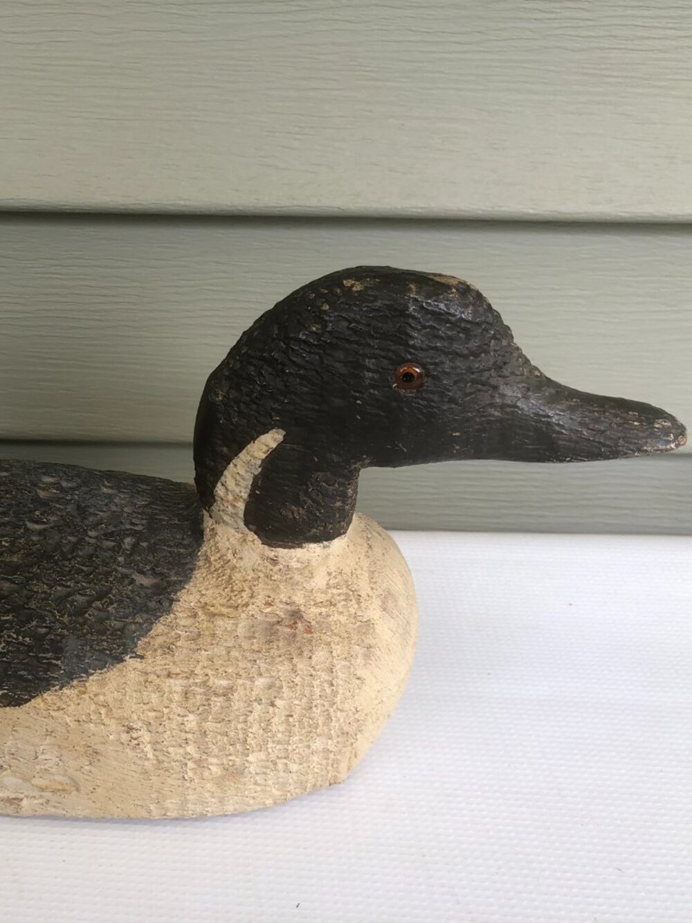 Antique Wood Pintail Drake Duck Decoy Americana Folk Art